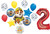 Paw Pups on Patrol Rubble 2nd Birthday Party Supplies Balloon Bouquet Decorations