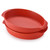 Bruntmor Oval Baking Dish Set for Oven, Durable & Versatile - Ceramic Serving Dishes - Oven Safe Au Gratin Baking Dishes Pans - Ideal for Any Occasions - Housewarming Gift - Set of 2 - Red