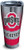 Tervis 1266053 Ohio State Buckeyes Knockout Stainless Steel Tumbler with Clear and Black Hammer Lid 30oz, Silver