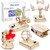 STEM Kits for Kids Ages 8-10-12, 5 in 1 STEM Projects, Wooden Building Kits, 3D Puzzles, Educational Science Experiment Model Kits, Toys for Ages 8-13, Gifts for Boys and Girls 8 9 10 11 12 Years Old