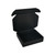 ROTCH 50 Pack 4x4x1'' Small Shipping Boxes, Cardboard Corrugated Mailers, Black (M441-E-B)