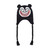 Disney The Nightmare Before Christmas Beanie Hat, Scary Teddy Peruvian Winter Knit Cap with 3D Ears and Tassels, Black, One Size