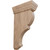 Ekena Millwork CORW02X04X08RJGM Small Rojas Wood Corbels, 2"W x 4 1/2"D x 8"H, Mahogany