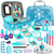 Kids Real Makeup Kit for Little Girls:with Blue Dream Bag - Real, Non Toxic, Washable Make Up Dress Up Toy - Gift for Toddler Young Children Pretend Play Set Vanity for Ages 3 4 5 6 7 8 9 10 Years Old