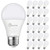 JIANGSILING A19 LED Light Bulb, 60W Equivalent Light Bulbs, 9W 3000K Warm White, 800 Lumens, Non-Dimmable LED Bulb, E26 Standard Base for Indoor and Outdoor, Energy Efficient ETL Listed, 24-Pack