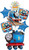 Thomas Thomas Tank Train Engine Party Supplies Birthday Balloon Buddies Balloon Bouquet Decorations