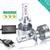 iBrightstar H7 LED Headlight Bulbs Conversion Kit - ZES 8,000lm 6000K Cool White - 2 Yr Warranty