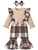 Qaoerde Baby Girl Clothes 3-6 Months Baby Girl Outfit Long Sleeve Romper Plaid Jumpsuit Cute Infant Girl Clothes Fall Baby Winter Clothes