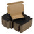 SUNLPH 50 Pack 6x4x1 Inches Small Shipping Boxes, Black Corrugated Cardboard Boxes, Moving Mailing Packing Box