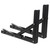 Uonlytech 2Pcs Billy Bracket Shelf Support Brackets Wall Mounted Shelf Brackets Shelf Bracket 12 inch Collapsible Shelves Wall Shelf Support Folding Table Stainless Steel Table Frame