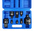 YIYITOOLS 8PCS Impact Socket Adapter and Reducer Set?1/4"-3/8"-1/2"-3/4" SAE Socket Adapter?Impact Adapter Set?Cr-V Steel