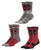 Bioworld Marvel Deadpool Men's Graphic Logo Athletic Socks (Pack of 3)