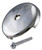Westbrass 740Z-CP 1-Hole Overflow Bathtub Faceplate with Screw, Polished Chrome