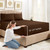 Empyrean Extra Deep Fitted Sheets King Size - 24" Extra Deep Fitted Sheets with Bonus 2 Pillowcases - 3 Piece Extra Deep Fitted Bed Sheet - Extra Deep King Fitted Bed Sheets - Chocolate Brown
