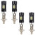 H1 LED Headlight Conversion Kit, 21W, 12V, 6500K White Light, 1:1 Mini Size LED Fog Lights Bulbs, 420LM Plug and Play H1 LED Bulb, H1 Headlight Light Bulb, 4-Pack