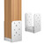 SPACEEUP Post Base 4"x4" ?Internal 3.5 x 3.5"?Post Anchor 2pcs Adjustable Post Base Stainless Steel Concrete Post Anchor for Pavilion Deck Railing Support Decorative Anchor Plate