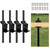4 Pack T-Post Target Hanger, T Post Bracket Target Mount?AR500 Steel Target Bracket