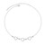 Alphm S925 Sterling Silver Heart Choker Short Dainty Adjustable Pendant Necklac for Women Girl Jewelry
