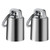 Autuveen Keychain Pill Holder,Titanium Small Pill Case Box for Purse Pocket,Travel Pill Container Waterproof Bottle for Outdoor Camping(2PCS)