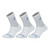 Babolat Tennis Crew Socks 3-Pack-12.5/14.5-White/Diva Blue