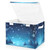 RunningBear Winter Snowflakes Christmas Night Large Storage Bins with Lid Collapsible Storage Bin Storage Cubes Shelves Cloth Baskets for Office Outside Cars