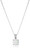 Amazon Essentials womens Sterling Silver Round Cut Created Opal Birthstone Pendant Necklace (October), 18"