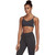 adidas Women's All Me 3-Stripes Bra, Black/White, 1X