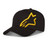 Alpinestars Standard Corp Snap 2 Hat, Black/Gold, ONE Size