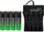 CWUU 18650 Rechargeable Battery 3.7V 18650 Battery Li-ion Cell High Capacity Long-Lasting 9900mAh for Flashlight 1108 (4 Pack,Button Top + 4 Bay Battery Charger)