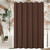 MitoVilla Brown Shower Curtain 72 x 78, Long Waffle Fabric Shower Curtains for Modern Luxury Bathroom Decor, Heavy Duty Hotel Cloth Shower Curtains 78 inch Long