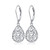 DAOCHONG 925 Sterling Silver Heart Filigree Teardrop Earrings for Women Birthday Gifts Dangle Drop Leverback Earrings for Girls Teen DAOCHONG 925 Sterling Silver Heart Filigree Teardrop Earrings for Women Birthday Gifts Dangle Drop Leverback Earrings for Girls Teen