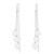 925 Sterling Silver Threader Earrings Heart Tassel Dangle Earrings Drop Long Charm Earrings Jewelry Gifts for Women