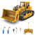 Remote Control Bulldozer RC 1/20 Full Construction Vehicle, 6 Channel Dozer Front Loader Toy with Light and Sound for Kids Age 6, 7, 8, 9, 10 and Up Years Old