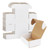 WIFTREY 9x6x3 Shipping Boxes 20 Pack for Small Business, White Corrugated Cardboard Mailer Boxes for Packing