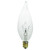 Sunlite 60CFC/32/3 Incandescent 60-Watt, 130 Volt, Candelabra Based, Chandelier Bulb, Flame Tip, Clear