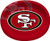 Creative Converting Officially Licensed NFL Oval Paper Platters, 8-Count, San Francisco 49ers