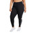 Champion Women's, Authentic, Moisture Wicking, 7/8 Leggings, 25.5" (Plus Size), Black Script, 1X