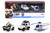 Dickie Toys Sam 3-Pack Fireman Sam Toys, Fireman Sam Figures, 1:64, 5-8 cm Length