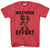 Marvel Deadpool Chibi Maxiumum Effort Men's T-Shirt (XXXL, Heather Red)