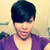 HOTKIS Short Human Hair Pixie Wigs for Black Women Short Pixie Cut Wig Human Hair with Bangs Short Pixie Human Hair Glueless Wigs Side Part Natural Black Hair