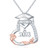 DAOCHONG Class of 2023 Graduation Gifts for Her, 925 Sterling Silver Graduation Cap Heart Pendant Necklaces for Women Jewelry Graduation Necklaces High School College