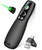 2-in-1 USB Type C Presentation Clicker Wireless Presenter Remote with Green Light for PowerPoint, Powerpoint Clicker with Volume Control PowerPoint Slide Advancer for Mac, Computer, Laptop