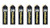Beistle AR116 6-Pack 30 Happens Award Ribbon, 2 by 8-Inch