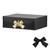 Black Extra Large Gift Box 16x14x5.3 Inches, Gift Box with Ribbon, Gift Box with Lid Magnetic Closure, Groomsman Proposal Box, Rectangle Collapsible Gift Boxes for Large Gifts (Matte Black)