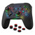 RALAN Black Wireless Pro Controller Compatible with Nintendo Switch/OLED/Lite, with LED Color Light, Programmable Function, Wake-Up, Gyro Axis, Turbo, Dual Vibration
