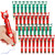 36 Pcs 10 in 1 Christmas Ballpoint Pen Retractable Christmas Multicolor Ballpoint Pens Retractable Christmas Pens 10 Color Writing Pens for Christmas Office School Students Children (Santa Style)