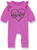 Hurley Baby Girls' Long Sleeve Coverall, Active Fucsia, 0/3M