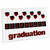 3dRose Red Balloons Wearing Graduation Caps, Celebrate... - Desk Pad Place Mats (dpd-244061-1)