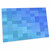 3dRose Light Blue Square Mosaic - Desk Pad Place Mats (dpd-301093-1)