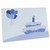 3dRose Cute Light Blue Cupcake with Balloons - Desk Pad Place Mats (dpd-78614-1)